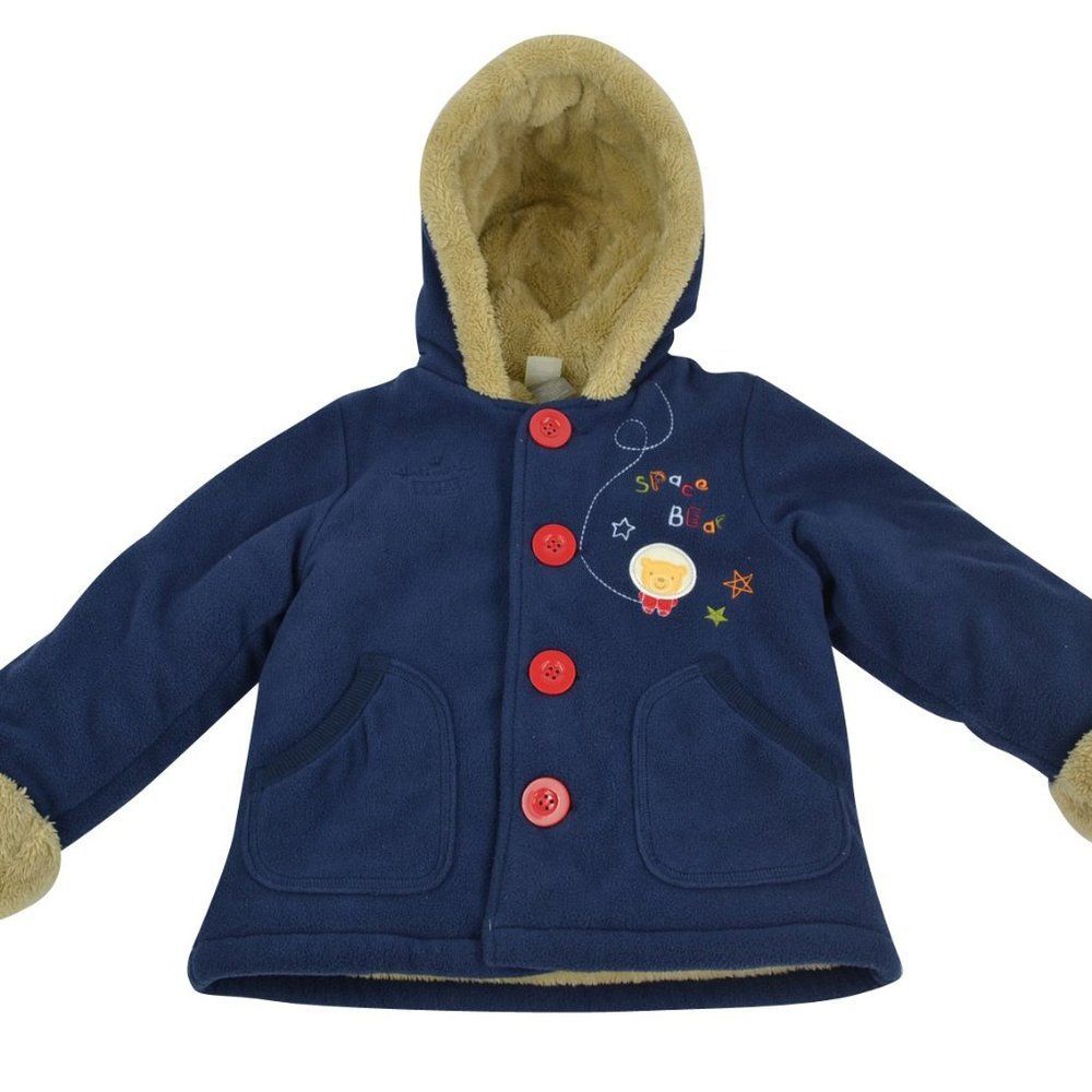NEW Hallmark Baby Toddler's Space Bear Sherpa Coat 18M-24M